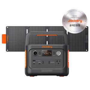 Jackery 잭커리 휴대용 파워뱅크 300Plus+태양광패널 40W 미니 세트