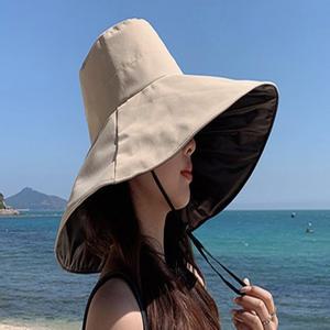 메이리 자외선차단 암막 버킷햇 벙거지모자 버킷햇스트랩 여성벙거지모자