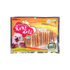 치킨사랑 우유치킨껌 400g 강아지 대용량 애견 육포 간식