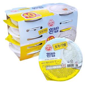 오뚜기밥 흰밥 210g x10개 즉석밥 백미 (유통기한 26년 4월)