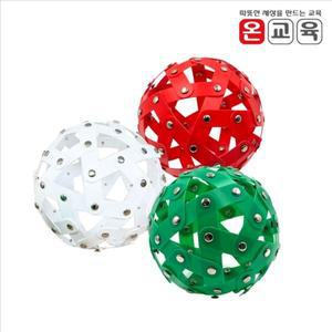 (학습교재) 온교육 지오밴드 30개(재질:PP), 연결버튼 60개(1인용) (버튼 포함)