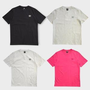 [엄브로] 2025 UQ123CRS19/에센셜 스몰로고 반팔티/BLK0(블랙),CPK0(핑크),WHT0(화이트),WMG0(멜란지)