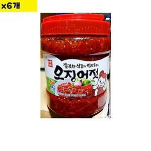 [셀러허브 패션][JHNR4S6S_52EO]도매 유통 반찬단지 오징어젓 2Kg x6개