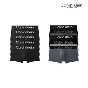 [하프클럽/캘빈클라인 언더웨어]CK 남성 볼드 로고 마이크로 드로즈 NP2716O 5PACK SET 2종 택1