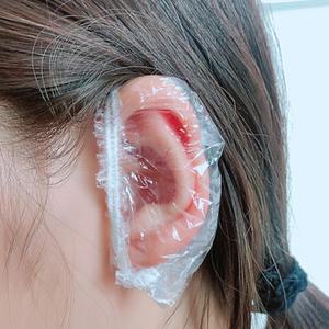 염색 귀보호 비닐커버 100p 머리 헤어 귀 보호 염색커버 일회용 귀덮개 셀프 이어캡