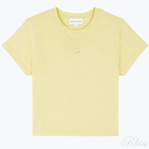 메종키츠네 베이비 폭스 패치 티셔츠 MW00105KJ0008 P712