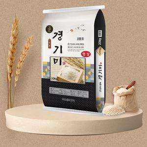 푸드앤픽 경기미 20kg 특등급 밥맛좋은쌀 단일품종