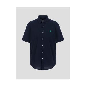 빈폴 BEANPOLE MEN 시어서커 솔리드 반소매 셔츠 네이비 BC5465C41R 315115