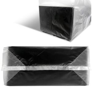 돈까스 카페 봉투 대 100매 33x15x45cm포장용기 손잡이비닐 배달 피자 치킨 봉지 도시락 음료 두꺼운 흰색