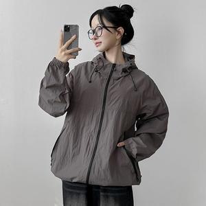 [하프클럽/]고프코어 오버핏 후드 여름 바람막이 ou-4139c