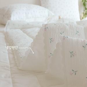 [은남침구]먼지없는 냉감이불 부드럽고 시원한 여름 쿨링 차렵이불 냉감과리플 루 SS