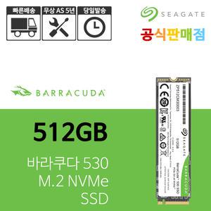 씨게이트 바라쿠다 530 M.2 NVMe SSD 512GB