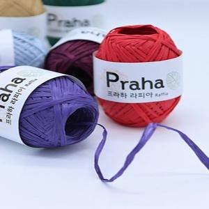 프라하/라피아/뜨개실/가방실/모자실/손뜨개/프랜즈얀