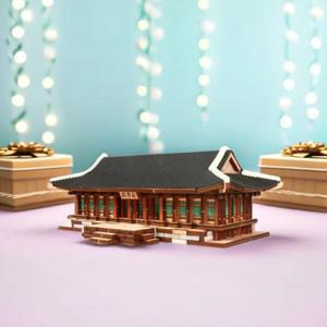 영공방 경복궁시리즈 5 강녕전 목재모형 만들기 나무 디오라마 DIY 퍼즐 공예 YM356