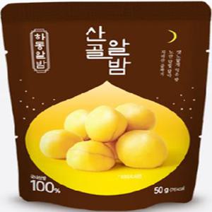 국내산 밤 100% 산골알밤 50g, 5개