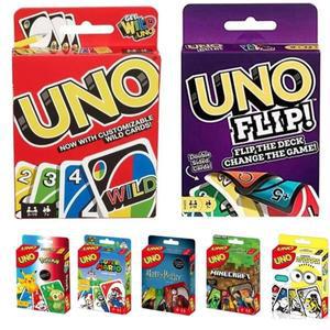 !2025! Mattel UNO FLIP! Games Family Funny Entertainment Board Fun Playing Cards Kids Toys Gift Box