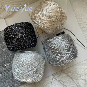 50g블랙 골드 비드 원사 DIY 우아한 스팽글 짠 가방 프리미엄 핸드 혼합 작은 향기로운 소재 특성