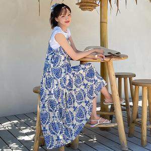 [핑크시슬리] SET/마린데이 뷔스티에 캉캉 맥시 원피스and머리끈 세트