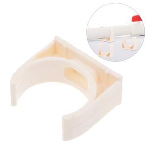 40pcs PVC 파이프 클램프 25mm 내경 플라스틱 호스 클립 물 튜브 장착 고정 홈 수리 하드웨어 구색