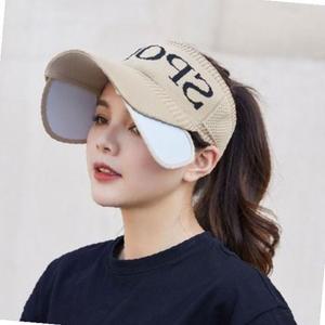 ELLYS 모자 차단 자외선 여성 베이지 썬캡 스포츠 여름