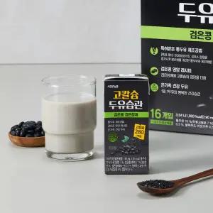 고칼슘 두유습관 검은콩 검은참깨 두유 190ml 48팩