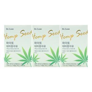 닥터린 파이토 대마종자유 1000mg x 30캡슐 x 3박스 /An