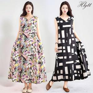 [헬리꽁땡] 마네 민소매 원피스2종