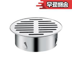 발코니 바닥 드레인 스테인레스 스틸 배수 지붕 라운드 커버 정원 용 파이프 캡