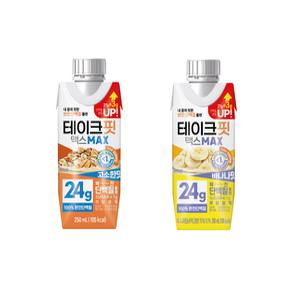 테이크핏 맥스 24G 고소한맛 250mL x 12개+바나나맛 250mL x 12개