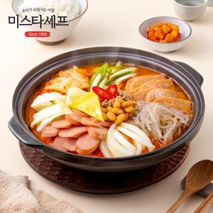 [미스타셰프] 부대찌개 600g x 4팩 /2세트구매시 차돌된장 증정