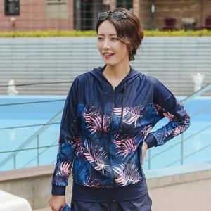 조이마담S7103 코코넛 후드 래쉬가드 상의 50대60대중년여성 빅사이즈수영복