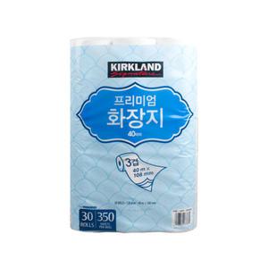 커클랜드 프리미엄 화장지 3겹 40m 30롤 x 1팩