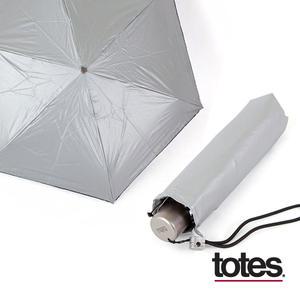 totes 토스우산 Rain+UV 수동 3단우산 실버 A102BSL 암막양산