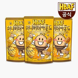 [HBAF][본사직영] 바프 허니버터 아몬드 190g_3봉 세트