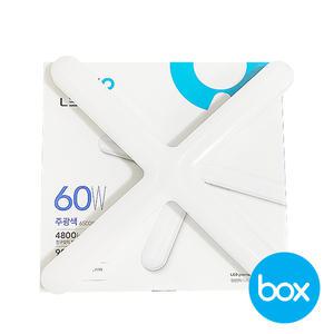 (박스-10개) 시티오 LED 돌핀 십자등 주광색 60W