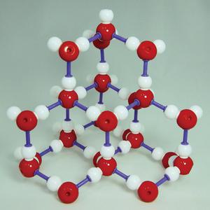 [더원사이언스] 얼음(H2O)결정구조모형 KSIC-4261(조립품)/화학. 분자.원자모형/과학교구