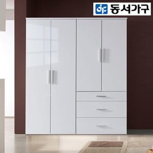 동서가구 엘거스 3단서랍 옷장 이불장 1600세트 DF921763