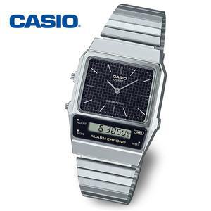 [카시오][정품] CASIO 카시오 공용 AQ-800E-1A 빈티지 레트로 아날로그 전자 메탈시계