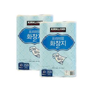 커클랜드 프리미엄 화장지 40m x 30롤 x 2팩