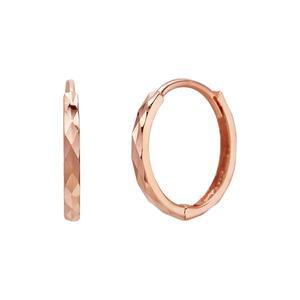 [모아르]14K 귀걸이 원터치 링 컷팅 링 12mm
