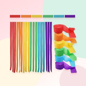 (파티지) 레인보우 스트리머 6색 1세트 / 무지개커튼