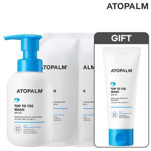[7/7~9] 탑투토워시 본품 200ml+리필 250ml 2개 (사은품 탑투토워시 100ml)