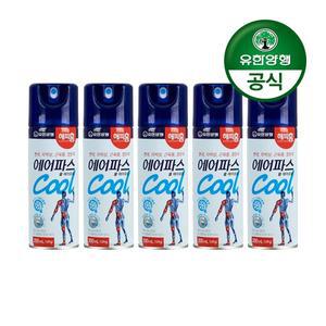 [해피홈][유한양행] 해피홈 쿨 에어파스 에어로솔 200ml 5개