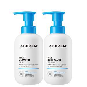 MLE 바디워시 300ml+마일드 샴푸 300ml 세트