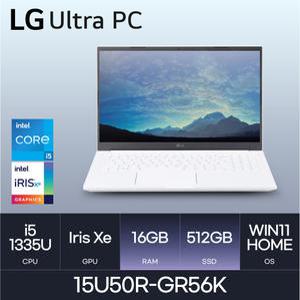 HMC / LG전자 2023 울트라PC 15U50R-GR56K - 16GB / 512GB / WIN11H - 가성비 학생용 사무용 노트북