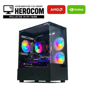 영웅 게이밍울트라 7556G (7500F A620M 32GB D5 M2 1TB RTX5060 8G 어항케이스 조립컴퓨터 본체PC 데스크탑)