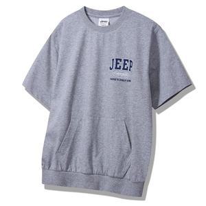 [롯데백화점]지프 남녀공용 체로키 싱글 셋업 반팔맨투맨(JP2TSU161)-GD
