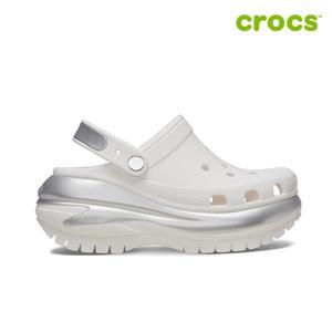 [크록스 정품] 메가 크러쉬 메탈릭 클로그 공용샌들 210368-138