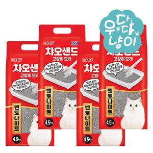 이나바 챠오샌드 4.5kg 4개입 벤토나이트 고양이모래