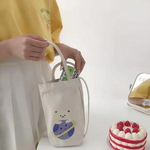 캔버스 무지 캐릭터 텀블러 가방 에코백 크로스백 파우치 물병 주머니